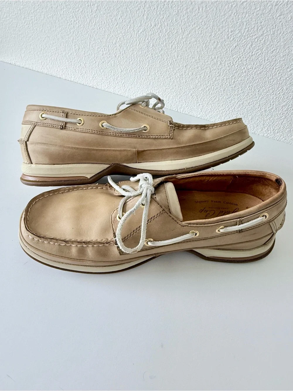 Sperry Top-Sider Gold Cup Authentic Original Boat Shoes Men's 11.5 M-Tan Leather